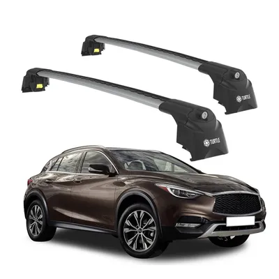 Immagine prodotto di PORTAOGGETTI TURTLE AIR-2 , Argento INFINITI QX30 H15 2016 2017 2018 2019 SUV