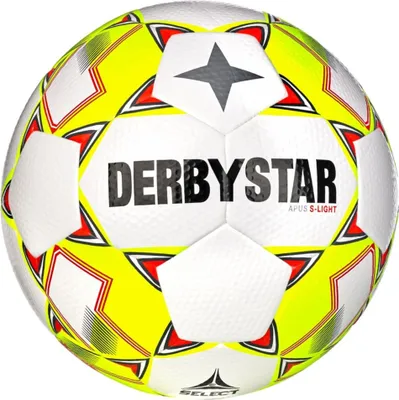 Produktbild von DERBYSTAR Apus S-Light 290g Leicht-Fußball weiß/gelb/rot 5
