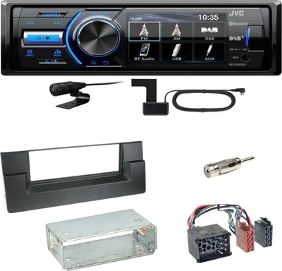 Produktbild von JVC KD-X561DBT Digitalradio Bluetooth USB Einbauset für BMW 5er E39 bis 09/2000