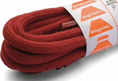 Produktbild von RINGELSPITZ - Rund Dick Schnürsenkel – Robuste Schnürsenkel - 100 cm, rot