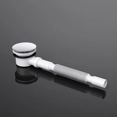 Immagine prodotto di doporro Piletta di Scarico per Piatto Doccia Ø90 mm con Cover Cromata, Sifone Antiodore Rimovibile, Filtro Capelli e Arco di Scarico Flessibile (AL01)