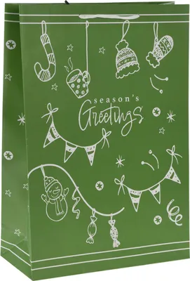 Produktbild von Cadeautasje Weihnachts-Geschenktaschen multicolor 24 Stück Geschenkbeutel