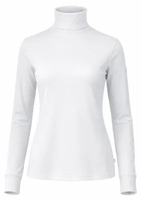 Produktbild von Brandsseller Medico Damen Rollkragenpullover Baumwolle Langarm, Weiß, 40