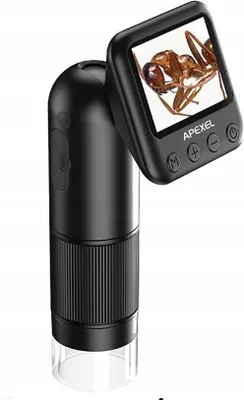 Zdjęcie produktu dla Mikroskop Cyfrowy 400-800x + Ekran LCD 2" / Filmy Zdjęcia HD 720p / MS008