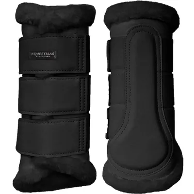 Produktbild von Equestrian Stockholm Gamaschen Black Brushing Boots Schwarz L