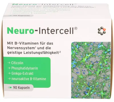Produktbild von Neuro-Intercell Kapseln für das Nervensystem und die geistige Leistungsfähigkeit, 90 St. Kapseln