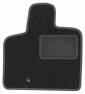 Productafbeelding van Velours bestuurdersmat voor Chrysler Grand Voyager V 2008-2016 – grafiet, op maat – Wielganizator LUX