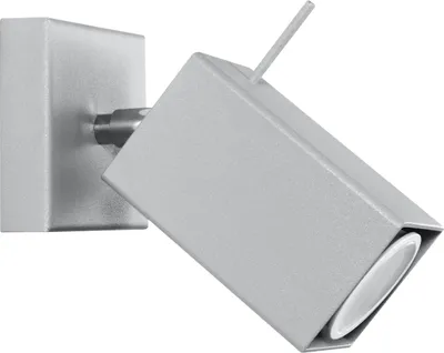 Produktbild von Wandleuchten BRIOW 1 grau LED 3000K 1xGU10 10W  8x16x8cm Sollux Lighting