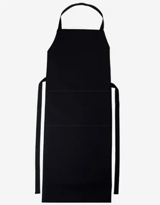 Produktbild von CG Workwear 01146-01 | Latzschürze Verona Classic Bag 90 x 75 cm - Farbe: Black - Größe: 90 x 75 cm