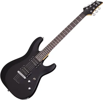Zdjęcie produktu dla Schecter C-6 Deluxe Satin Black Gitara elektryczna