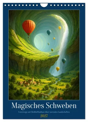 Produktbild von Magisches Schweben (Wandkalender 2027 DIN A4 hoch), CALVENDO Monatskalender