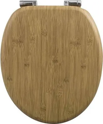 Immagine prodotto di Sedile per wc con chiusura ammortizzata - antibatterico - idrorepellente - antiscivolo - facile da installare - forma a O universale - 37,8 cm x 43,8 cm