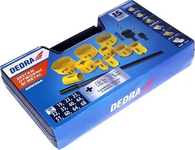 Produktbild von Bi-Metall-Lochsägen-Set 15-Tlg. - Ded08Wz04
