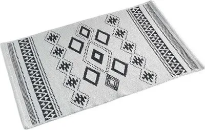 Image de Tapis rectangle coton jacquard Inca