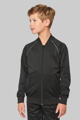 Produktbild von PROACT® Trainingsjacke mit Reißverschluss und Paspel für Kinder
