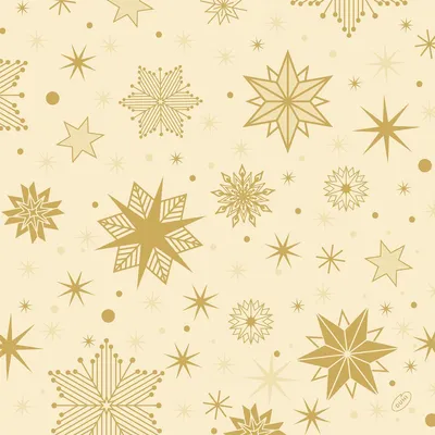 Produktbild von Duni Tissue Servietten 3 lagig 40 x 40cm Stargazing Cream 50 Stück