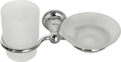Image de Sapho Diamond - Distributeur de savon, verre, chrome 1317-04