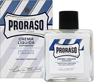 Zdjęcie produktu dla Balsam po goleniu Crema Liq. Dopabarba Blu Protettiva 100ml - Proraso