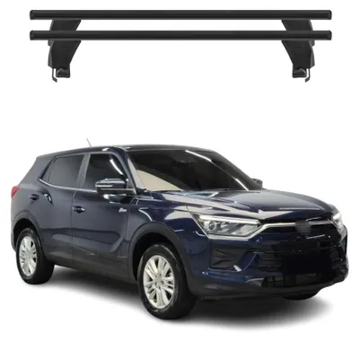 Obrázek produktu pro Základní nosič Menabo pro Ssangyong Korando mk4 2019-2025 hliníková černá 2x, Obrázek vytvořený pomocí AI