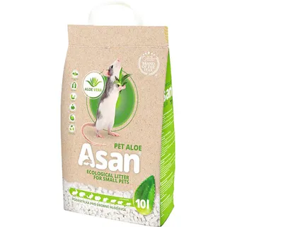 Obrázok produktu pre Podstielka pre hlodavce Asan Pet Aloe 10 l