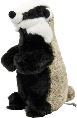 Produktbild von Uni-Toys - Dachs, stehend - 28 cm (Höhe) - Plüsch-Waldtier - Plüschtier, Kuscheltier