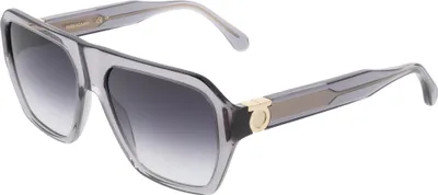 Produktbild von Ferragamo SF2080SLBI Transparent grey 58/16/145 Herren Sonnenbrillen