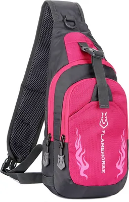 Produktbild von Herren Sling Rucksack Brust Umhaengetasche Umhaengetasche Reise Sport Gym Daypack