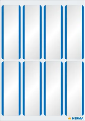 Produktbild von Etiketten perforiert blauer Rand