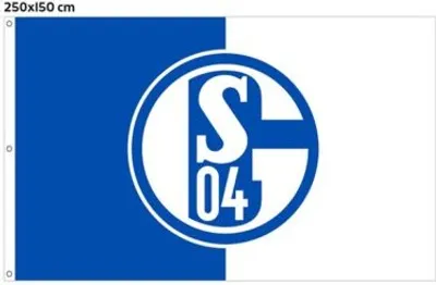 Produktbild von FC Schalke 04 Hissfahne 250x150 cm