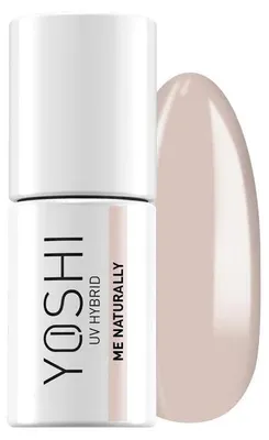 Obrázek produktu pro Yoshi Hybridní lak na nehty, béžový – profesionální permanentní lak na nehty, 6 ml – UV lak na nehty s praktickým štětečkem – Yerba & Yoga