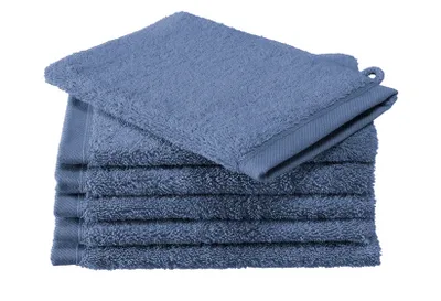 Produktbild von waschlappen Contessa16 x 22 cm blau 6 Stück