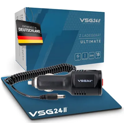 Produktbild von KFZ Stecker Rückfahrmonitor Zigarettenanzünder Anschlusskabel mit 8 Adaptern 12V-36V