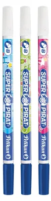 Produktbild von Pelikan Tintenlöscher Super Pirat 850BP, breit, Rundspitze