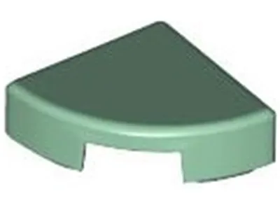 Produktbild von Lego® 1x1 Fliesen Rundecke 25269 - 250 Stück Sandgrün