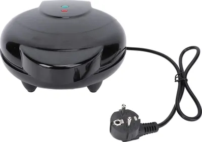 Produktbild von Mini-Donut-Maker, 7 Löcher, SUS-Aluminium, antihaftbeschichtet, elektrische Maschine für Frühstück, Desserts, Snacks, EU-Stecker, 220 V, 1200 W, Schwa