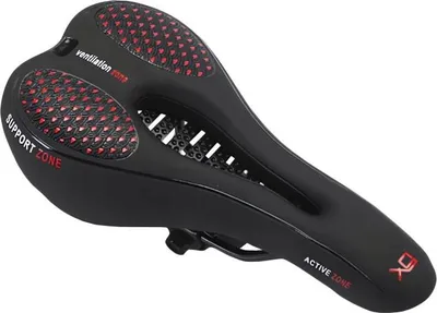 Obrázek produktu pro Verk 14507 Sportovní gelové sedlo na kolo, černo-červené