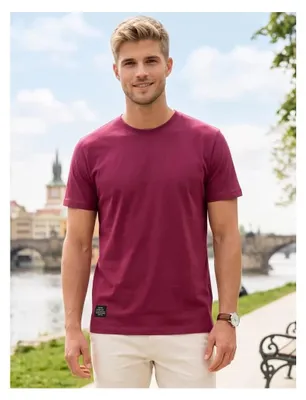 Produktbild von Herren-T-Shirt ALTISPORT NP/ALMST20001 BURGUND Größe: M