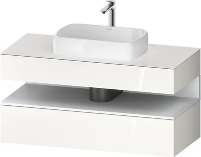 Produktbild von DURAVIT QA4732018220010 QTG KWTU WH Ek. 1200x550x600 Wß Hgl.