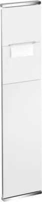Produktbild von Keuco Plan Integral Modul WC 1 176 x 775 x 143 mm links mit Toilettenpapierhalter - verchromt/weiß lackiert - 44964015101