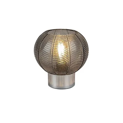 Image de Lampe de table moderne chromée E27 Monet 74017 Rabalux