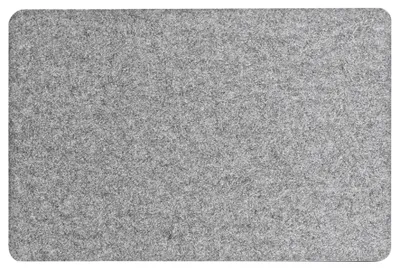 Produktbild von Zeller Platzset, Filz, grau 45x30