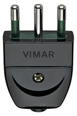 Image de Vimar RI.00202N, S17, Noir, 2P, 250 V, 16 A