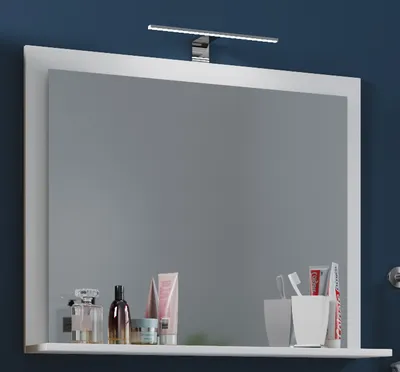Produktbild von VCM Badspiegel | Hängespiegel mit Ablage | modernes Design | Maße ca. H. 55 x B. 80 x T. 17 cm | Wandspiegel – Lendas