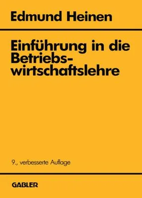 Obrázok produktu pre Einführung in die Betriebswirtschaftslehre