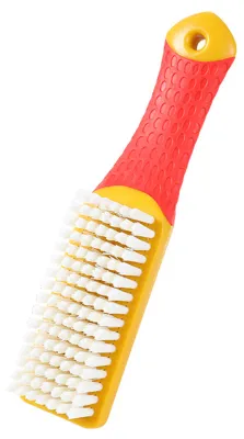 Produktbild von Reinigungsbürste mit ergonomischem Griff, kratzfestem Kunststoff, vielseitig einsetzbar und verschleißfest – ideal als Schuhreinigungsbürste oder Haushaltshilfe.