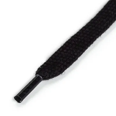 Obrázek produktu pro Ploché tkaničky 8 mm, 150 cm, černé