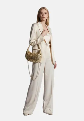 Produktbild von Schultertasche für Damen, Marke Vermilia, schwarz, mit Pailletten, aus Polyester, glamourös