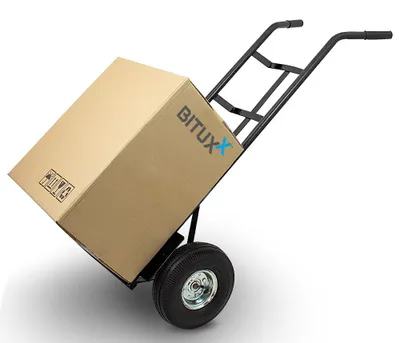 Produktbild von Bituxx Sackkarre mit Luftbereifung 200kg Schwarz MS-19621