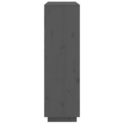 Obrázek produktu pro vidaXL Highboard Grey 110,5x35x117 cm Borovicový masiv