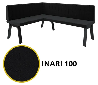 Produktbild von Eckbank Akiko Metal A -130x130-Inari100- Stoff|Eckbankgruppe für Ihrem Esszimmer|Küche|modern|Sitzecke|Essecke